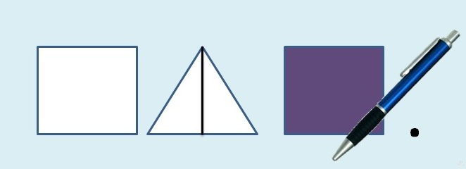 Английский язык квадратики треугольники